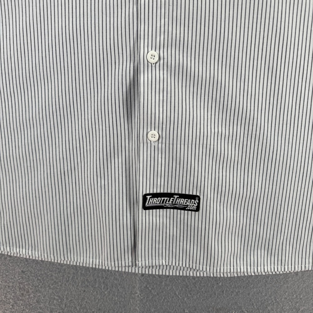 Throttle Threads Jack Daniel Shop Button Down Shi… - image 4